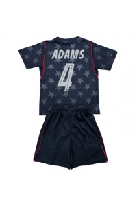 Yhdysvallat Tyler Adams #4 Jalkapallovaatteet Lasten Vieraspeliasu MM-kisat 2026 Lyhythihainen (+ Lyhyet housut)